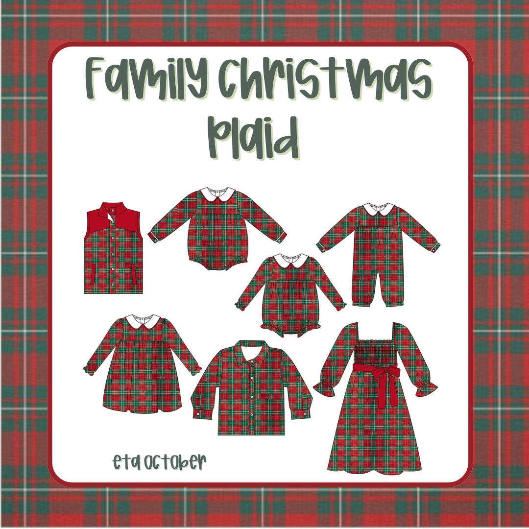 Family Christmas Plaid - Children’s Sizes
