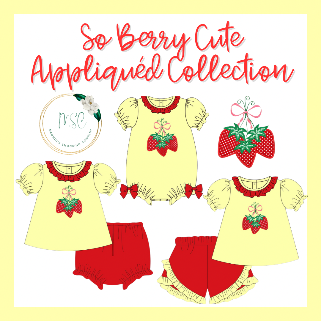 So Berry Cute Applique Collection