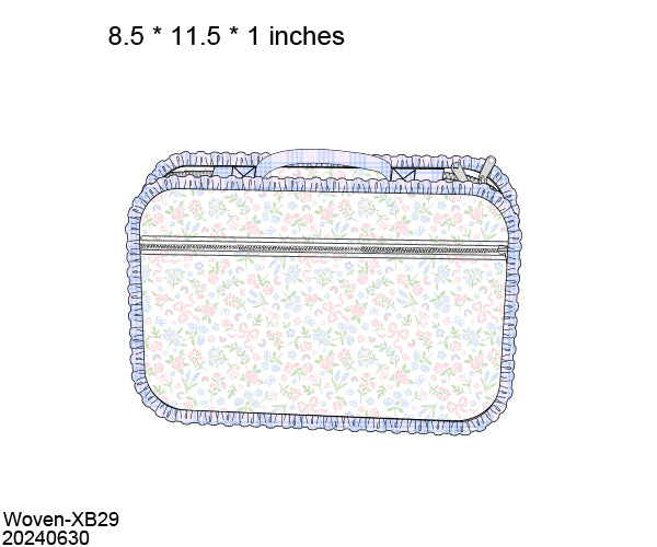 Flowers, Bows & Rainbows Luggage
