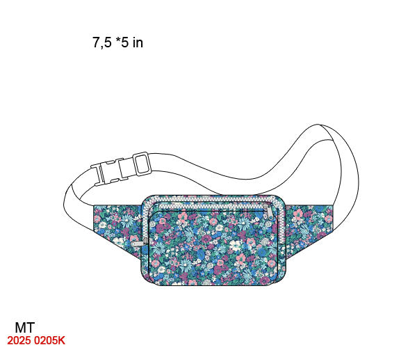 Blue Liberty Floral Luggage
