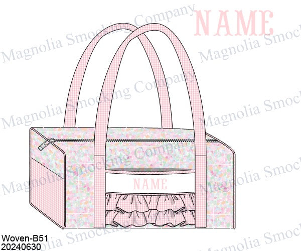 Girls Custom Smocked Luggage Pre-Order