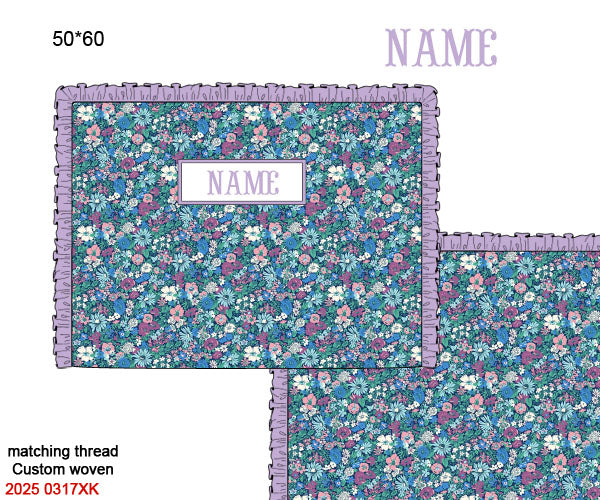 Blue Liberty Floral Luggage