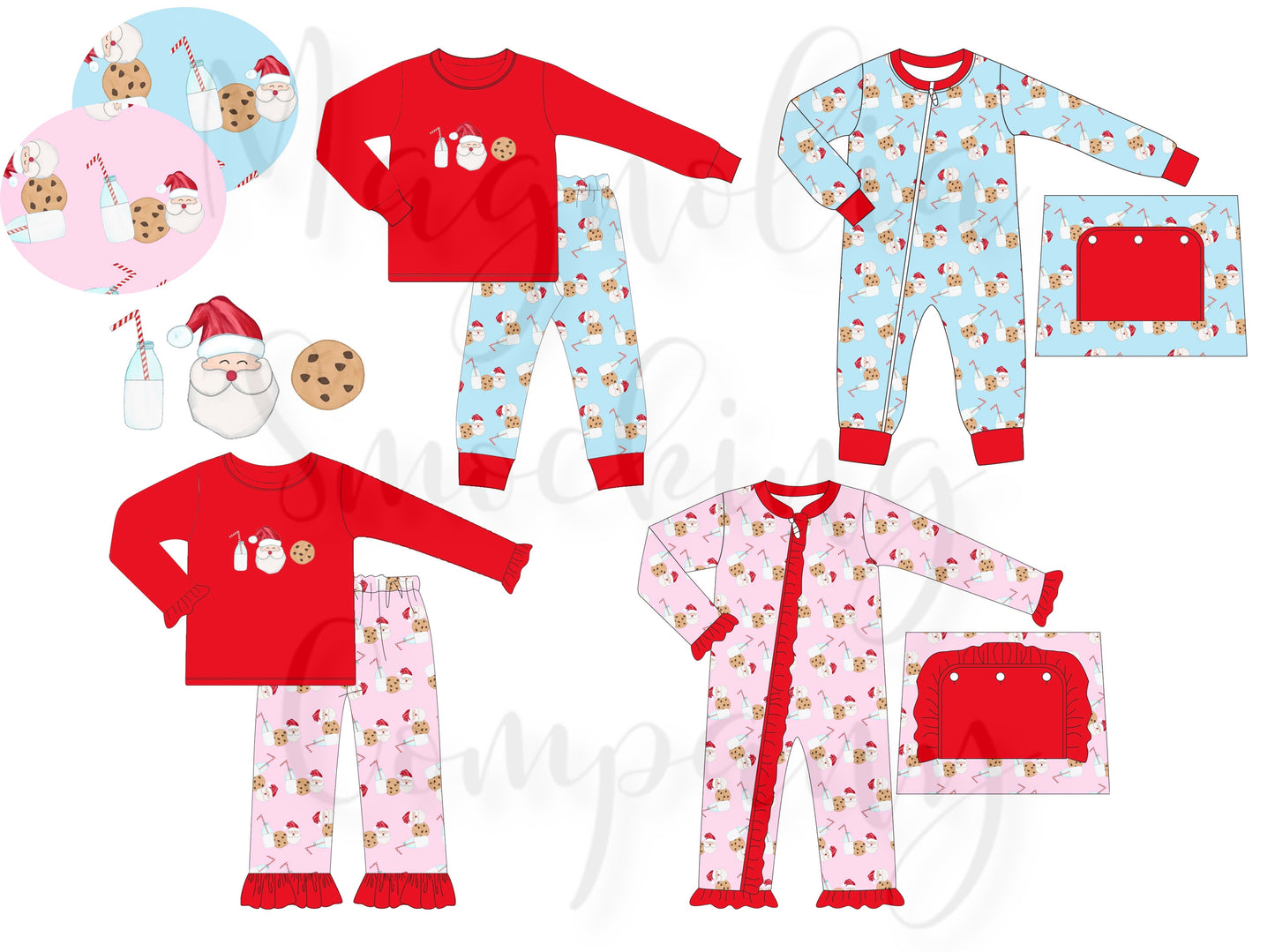 Santa’s Milk & Cookies PJs