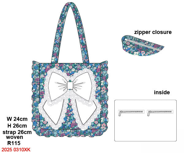 Blue Liberty Floral Luggage