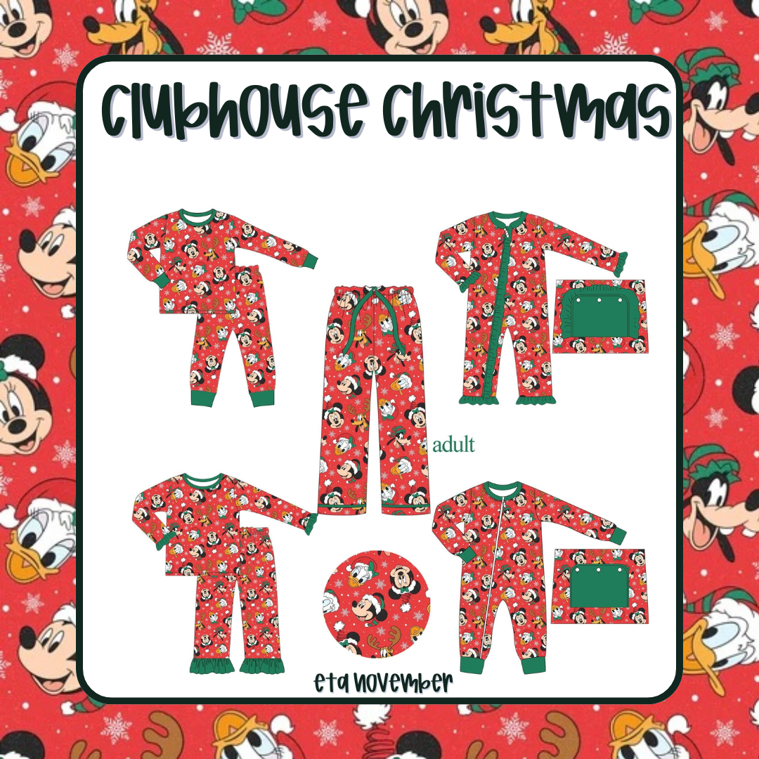 Clubhouse Christmas PJs