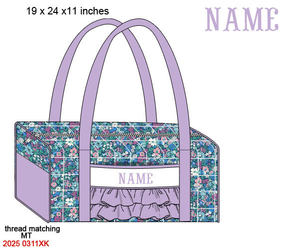 Blue Liberty Floral Luggage
