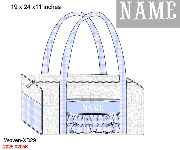 Flowers, Bows & Rainbows Luggage
