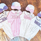 Smocked Peter Pan Collared Gown & Hat Set
