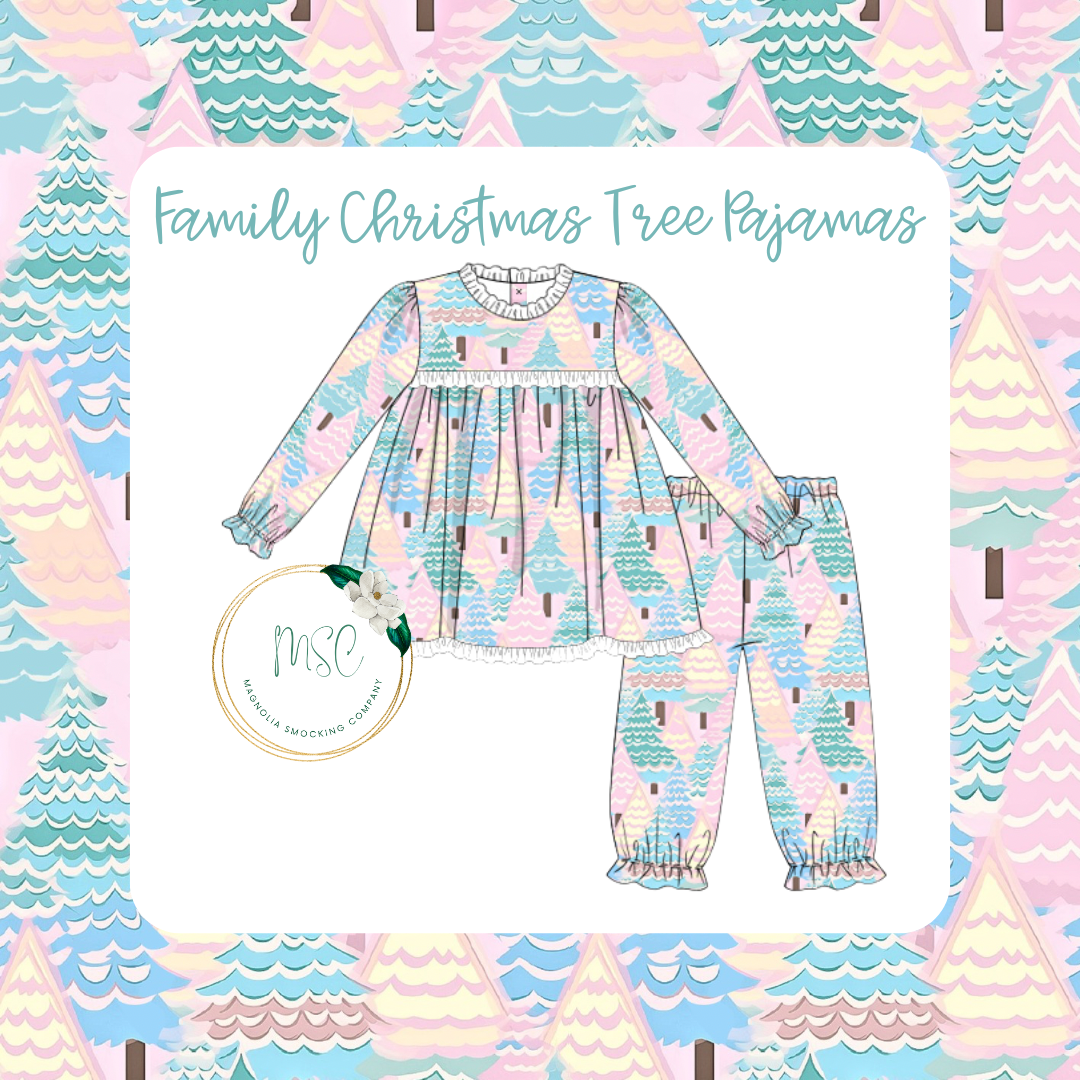 Family Christmas Tree Pajamas - Children/Youth Sizes