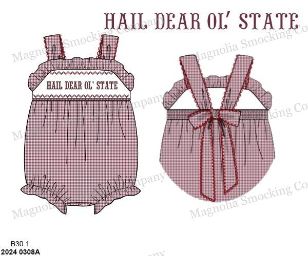 Hail Dear Ol’ State Smocks