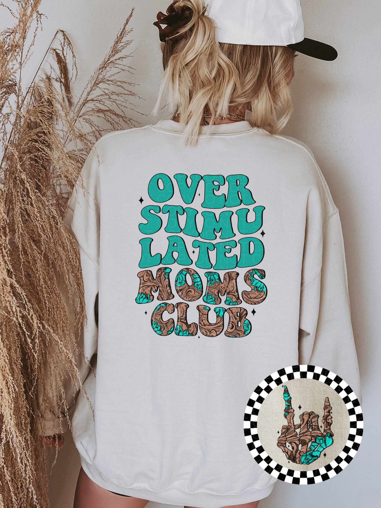 Overstimulated Mom Club Western- Multiple Styles