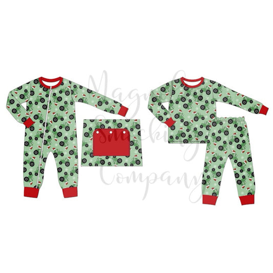 Christmas Tractors PJs