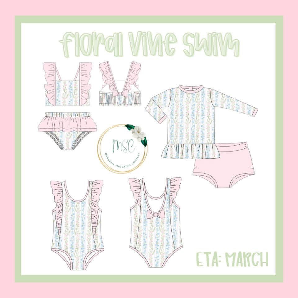 Floral Vines Swim