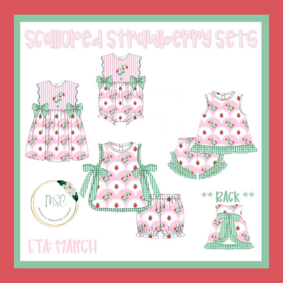 Scalloped Strawberry Sets
