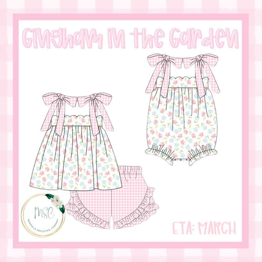 Gingham in the Garden