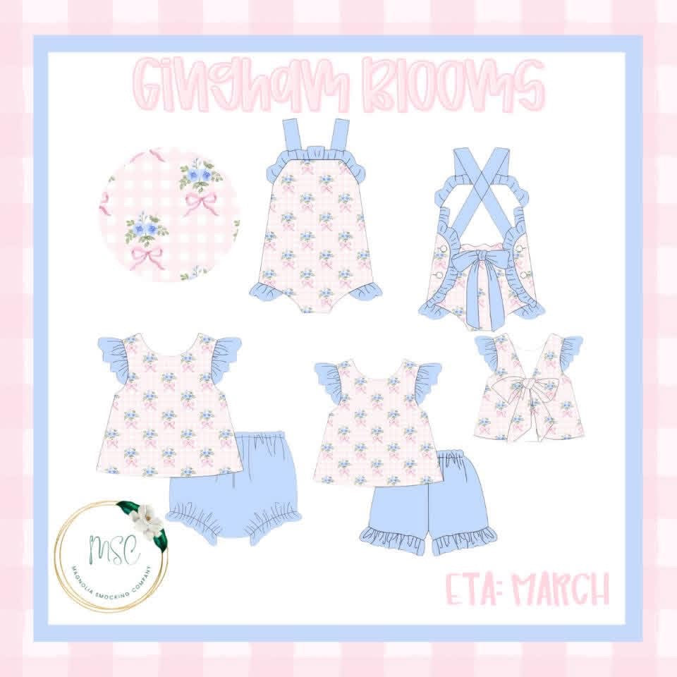 Gingham Blooms