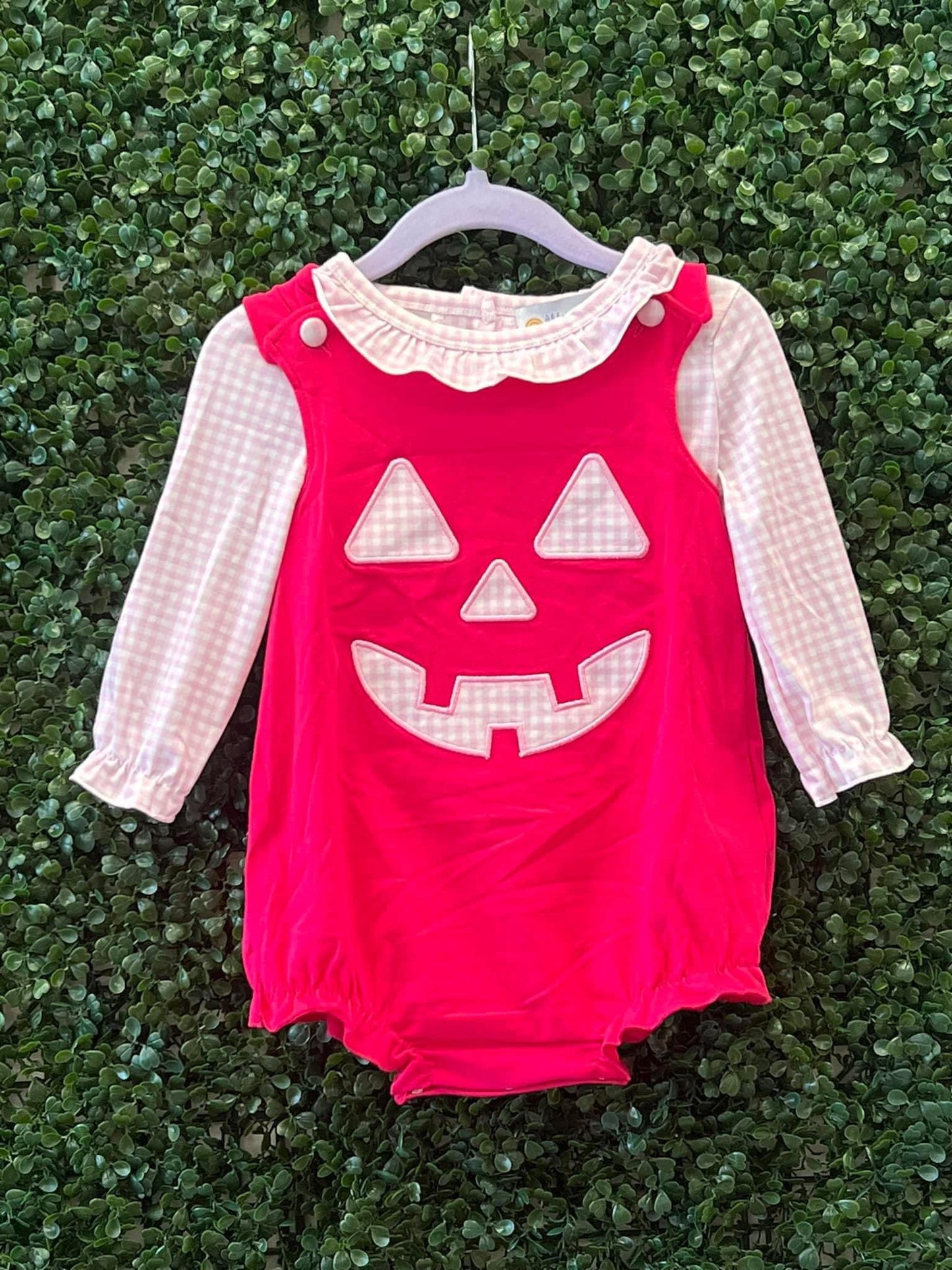 Hot Pink Jack-o-lantern Bubble