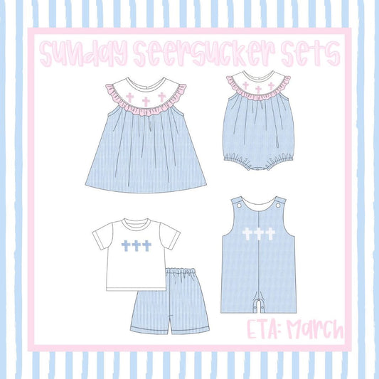 Sunday Seersucker Sets