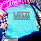 Mama Checkered Tee - Neons