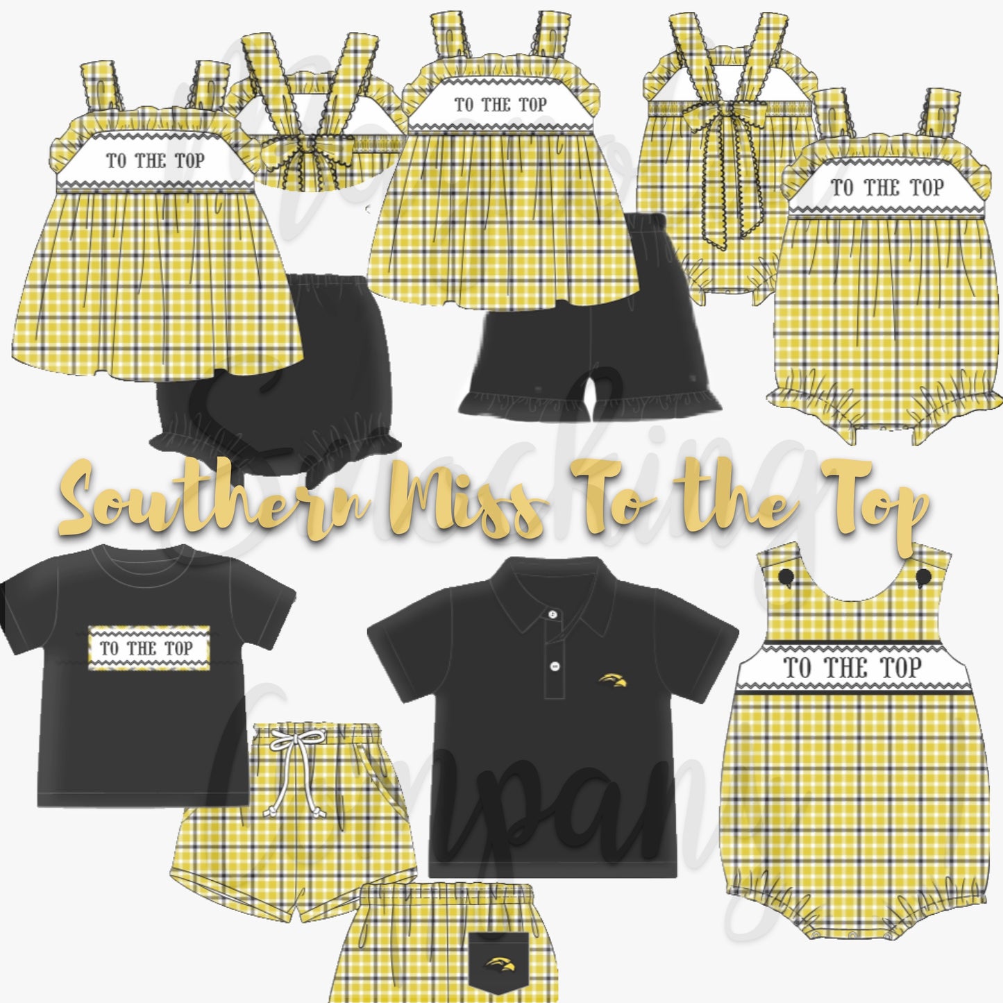 Southern Miss To The Top Smocked Collection *2025 PO*