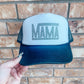 Checkered Mama Trucker Hat - Multiple Colors