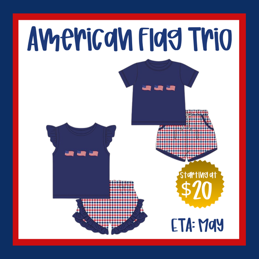 American Flag Trio