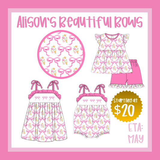 Alison’s Beautiful Bows