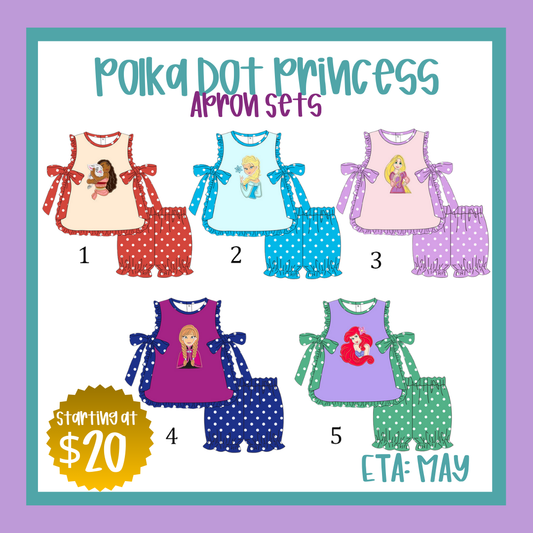 Polka Dot Princess - Apron Sets