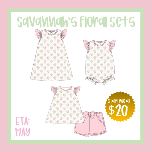 Savannah’s Floral Sets