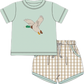 Boys Appliqued Short Sets