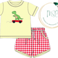 Boys Appliqued Short Sets