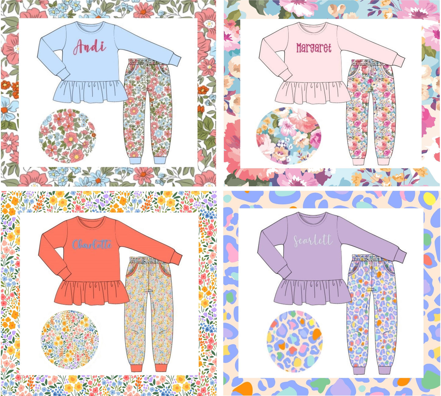 Girl's Jogger Sets