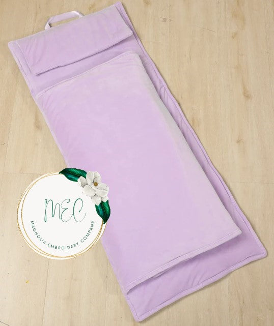 Monogrammed Seersucker Nap Mats