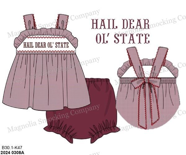 Hail Dear Ol’ State Smocks