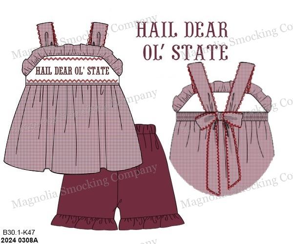 Hail Dear Ol’ State Smocks