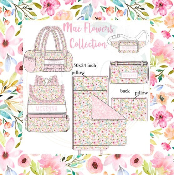 Girls Custom Smocked Luggage Pre-Order