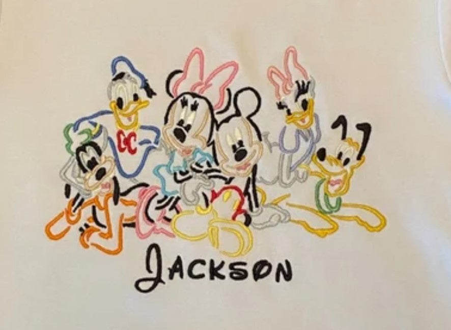 WDW Embroidery Design