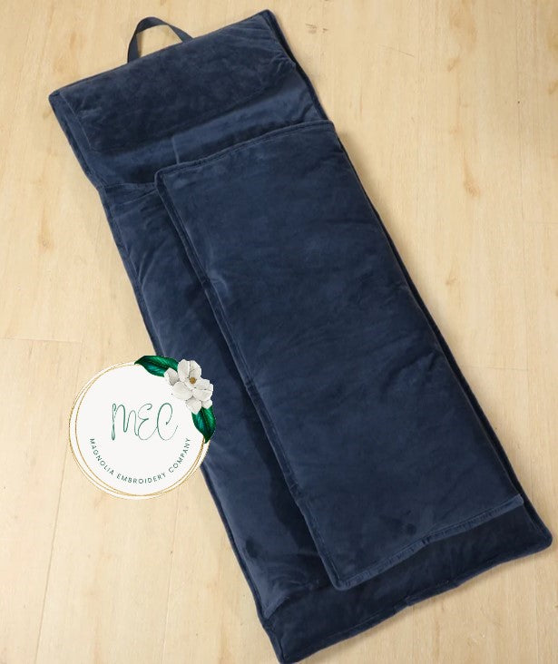 Monogrammed Seersucker Nap Mats