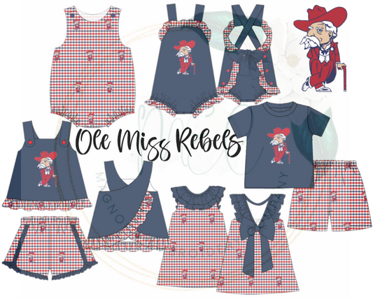 Ole Miss Rebels - Vintage Mascot Pre-Order *ETA: Mid August*