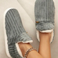 Heel Wrapped Plush Slippers