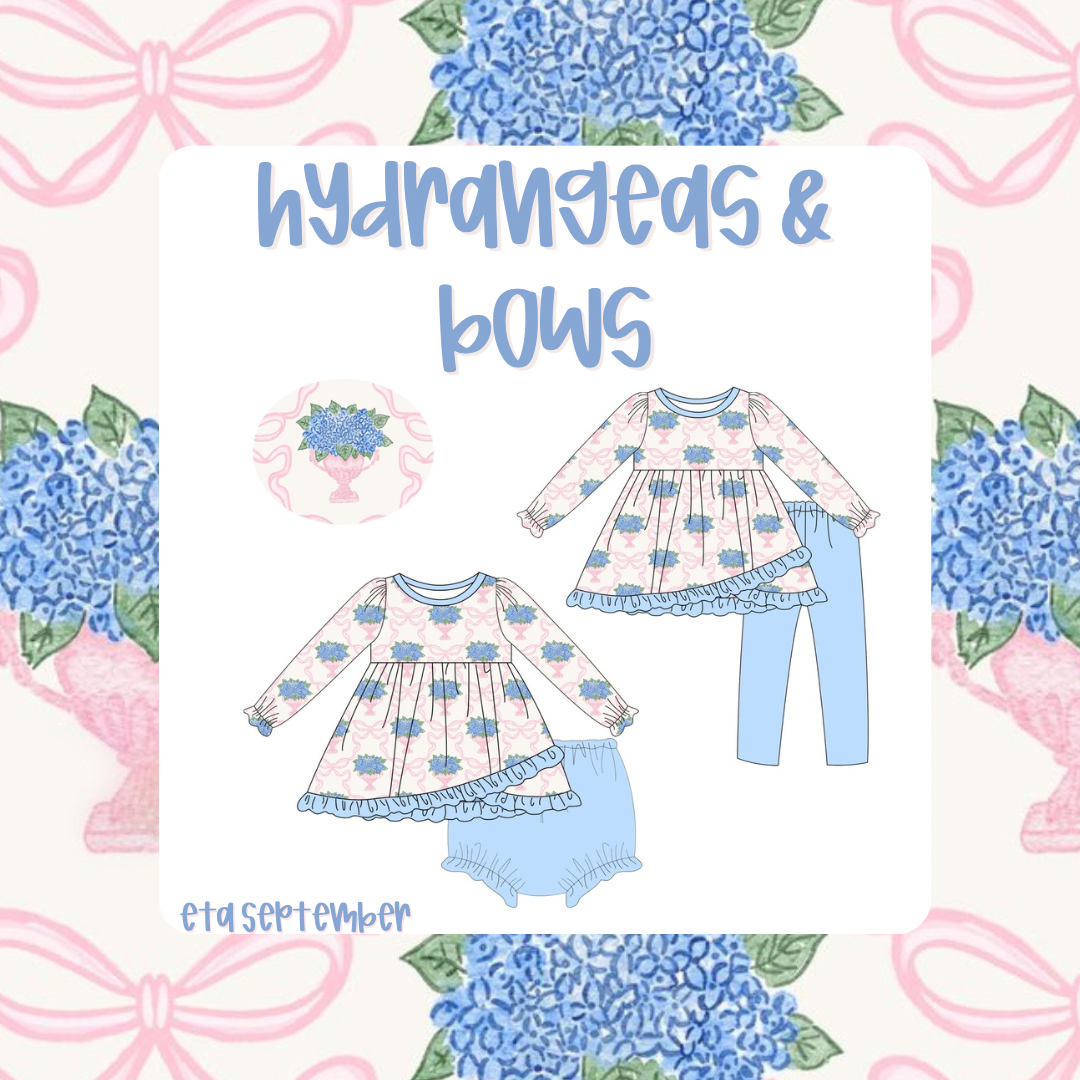 Hydrangeas & Bows