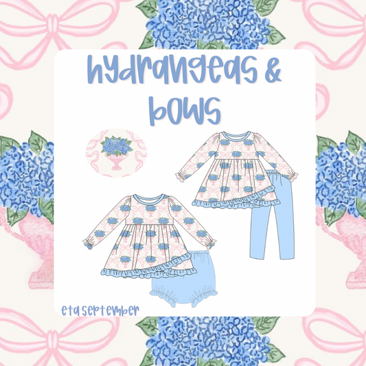 Hydrangeas & Bows