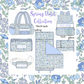 Girls Custom Smocked Luggage Pre-Order