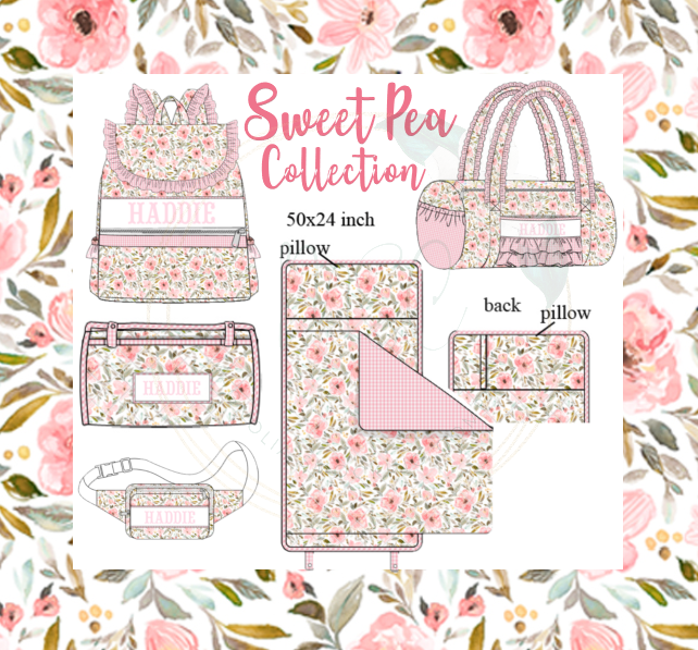 Girls Custom Smocked Luggage Pre-Order