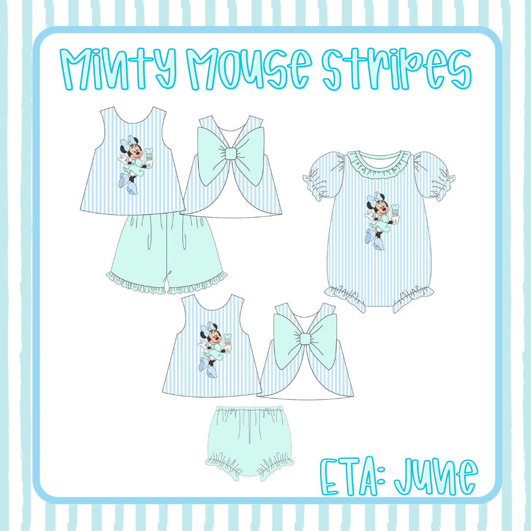 Minty Mouse Stripes