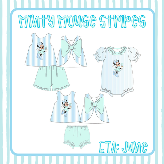 Minty Mouse Stripes
