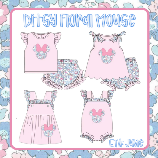 Ditsy Floral Mouse