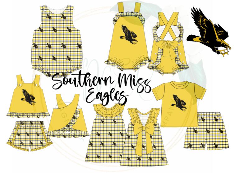 Southern Miss Eagles - Vintage Mascot Pre-Order *ETA: Mid August*