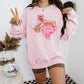 Preppy State Sweatshirt - Pink