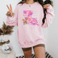 Preppy State Sweatshirt - Pink